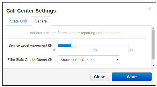 Stats Grid-settings